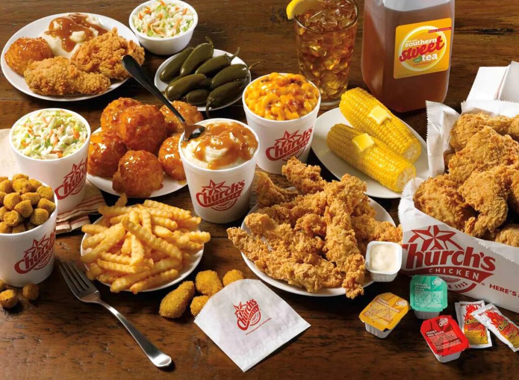 5 Very best Chain Eating places with Fried Hen Facets, Consistent with Cooks churchs chicken.jpg