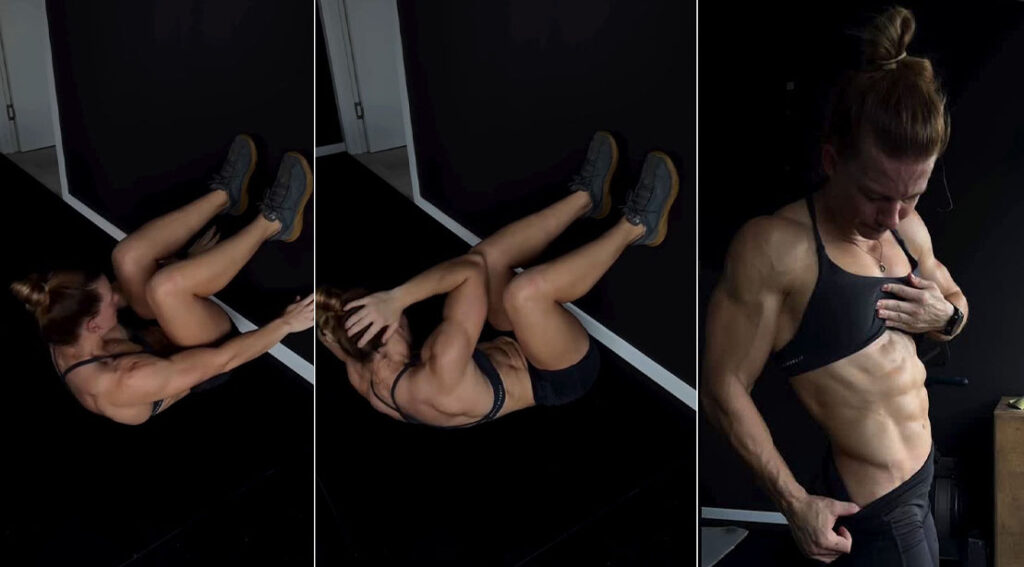 record holder for most pullups jade henderson performing her brutal ab workout for solid core muscle.jpeg