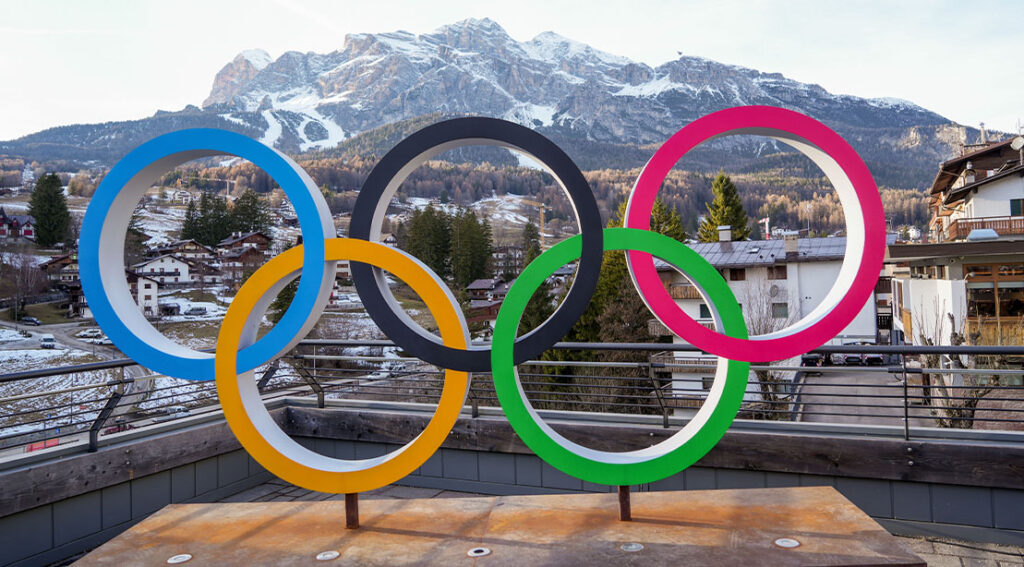 the olympic rings displayed at the 2026 winter olympic games in italy.jpg