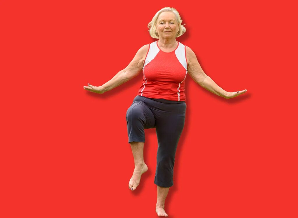 Status Workout routines That Repair Stability After 60 mature woman balancing on one leg 449543077.jpg