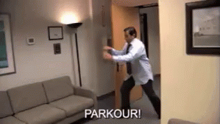 michael scott flip.gif
