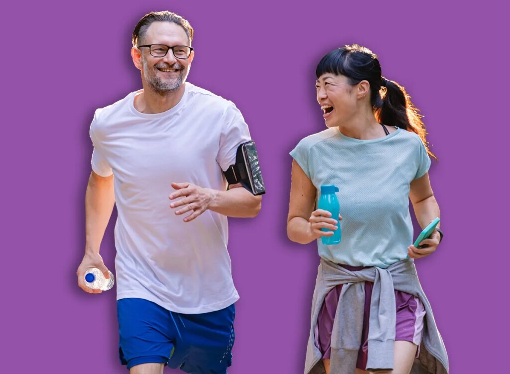 6 Day by day Workouts That Company Waist Thickening After 50 middle age couple running exercise 2670408641.jpg