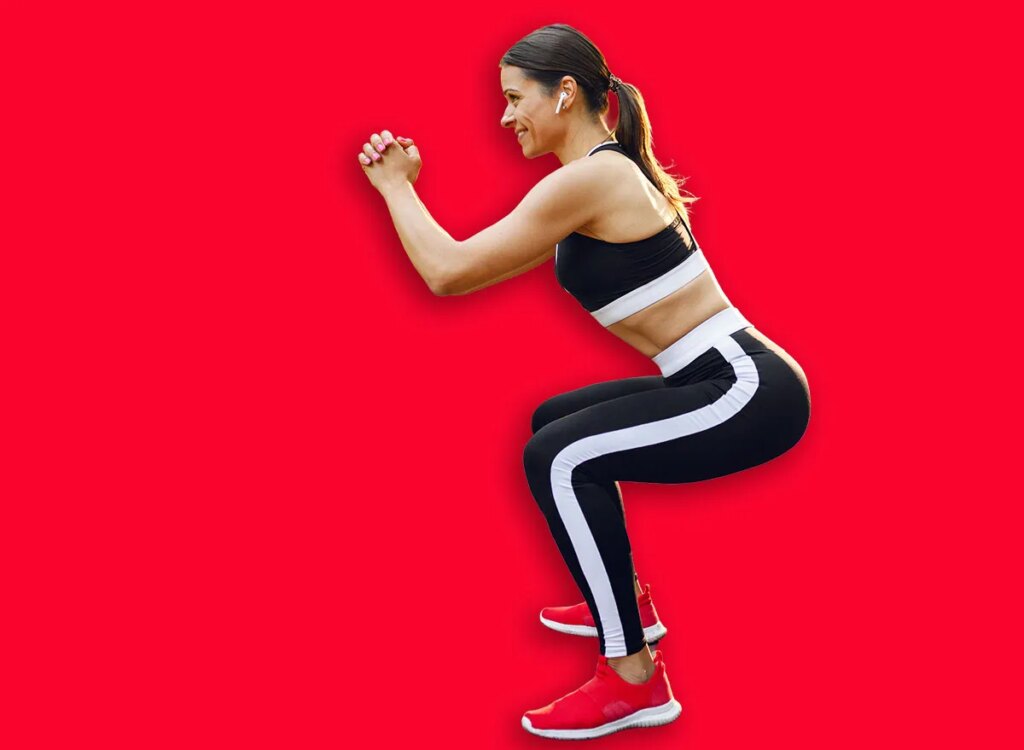 4 Morning Workouts To Repair Leg Muscle After 60 woman air squat exercise 1854389611.jpg