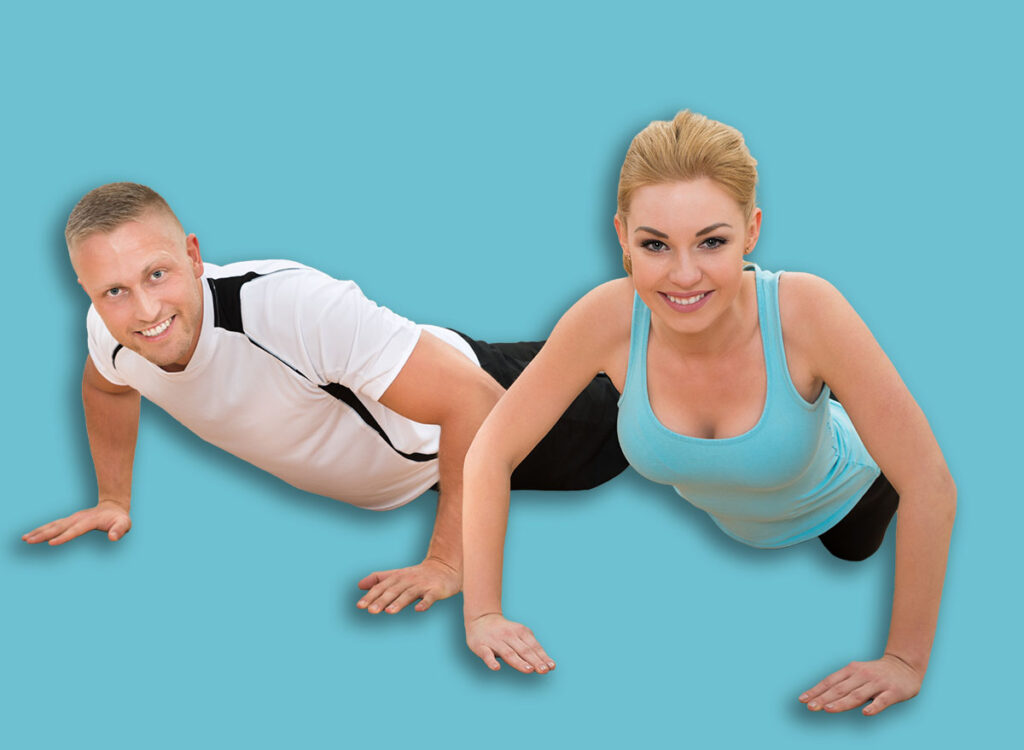 How Many Reps Sign Elite Energy After 50 couple pushups exercise 270461519.jpg